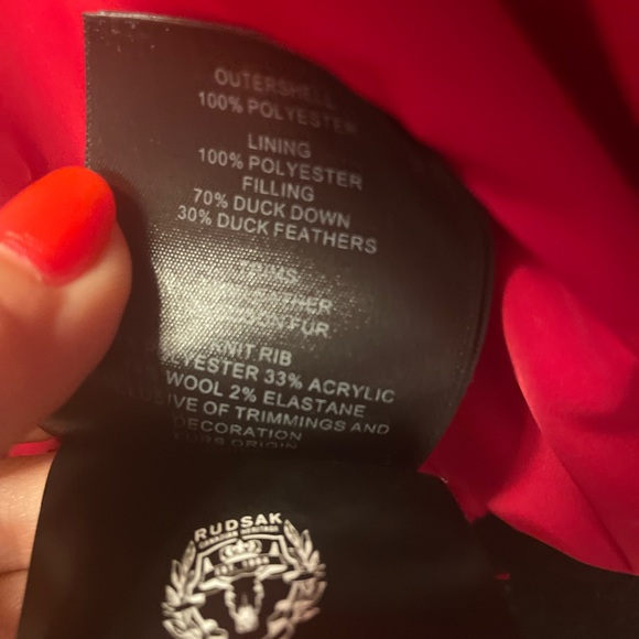 Fabulous duck feather Rudsak coat in XS - Picture 3 of 5